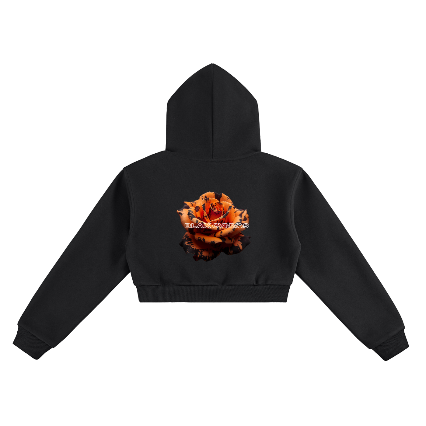 Speckled Rose | Crop Hoodie
